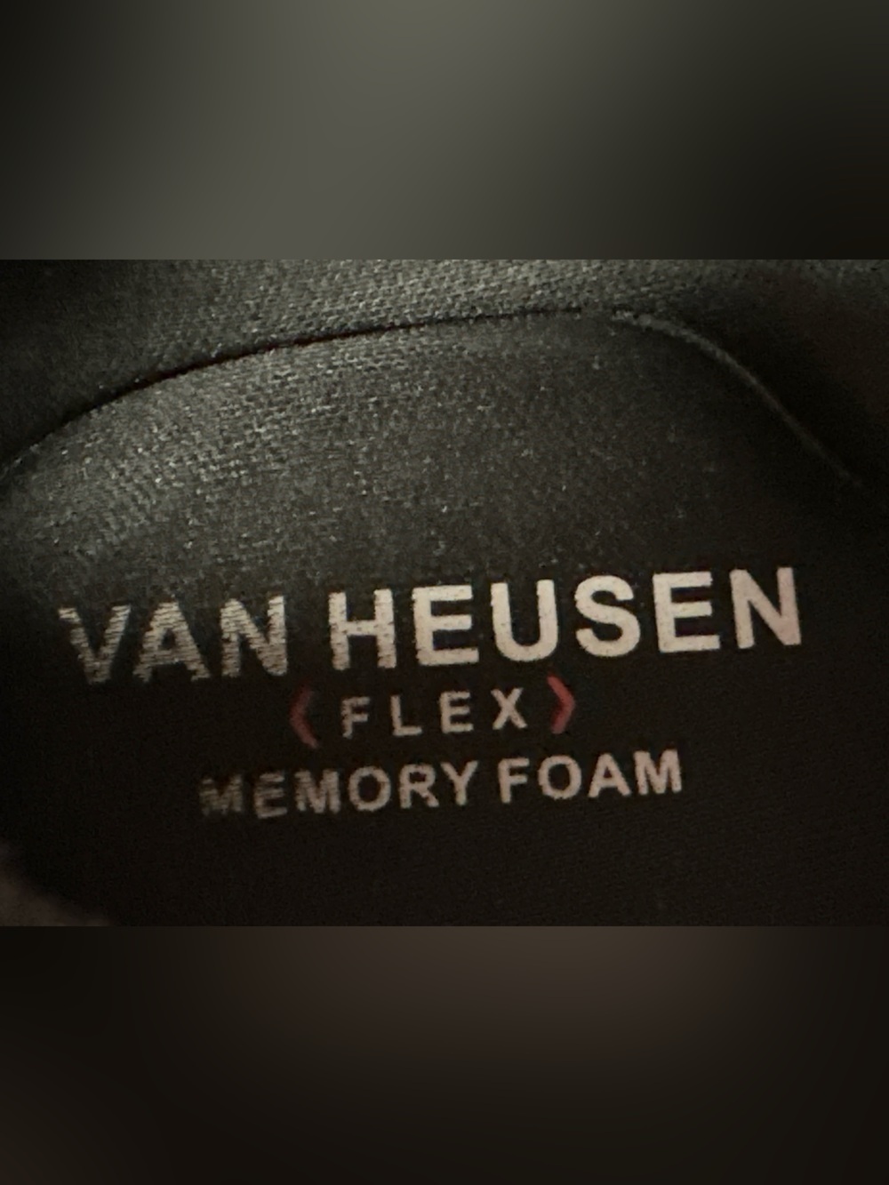 Van Heusen Men’s Black Dress Shoes 8.5W Flex Memory Foam Oxford Formal  Shoes - Picture 5 of 7